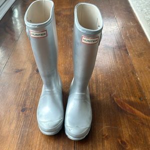 Hunter Boots - silver
